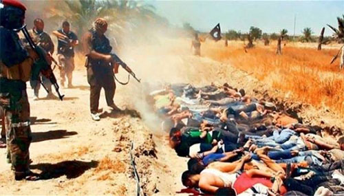 la masacre de Spiker Iraq ejecuta a 36 terroristas de Daesh condenados por la masacre de Spiker